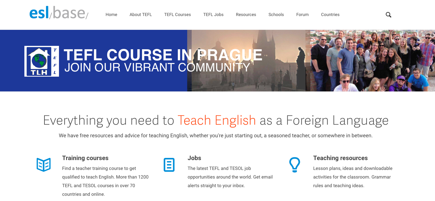 teach english abroad job board