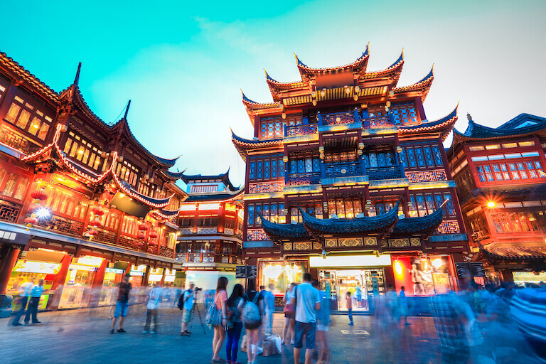 Teaching English in China means ESL teachers living in China can visit historic downtown cities